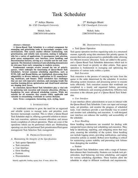 Old case-study dsa - Task Scheduler 1 st Aditya Sharma Be- CSE ...