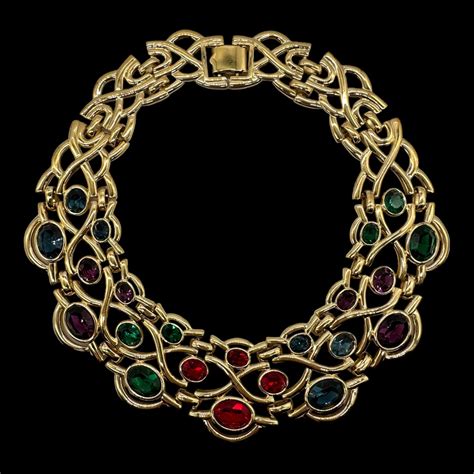 Napier Jewelry Vintage Napier "Egyptian Collection" Necklace The
