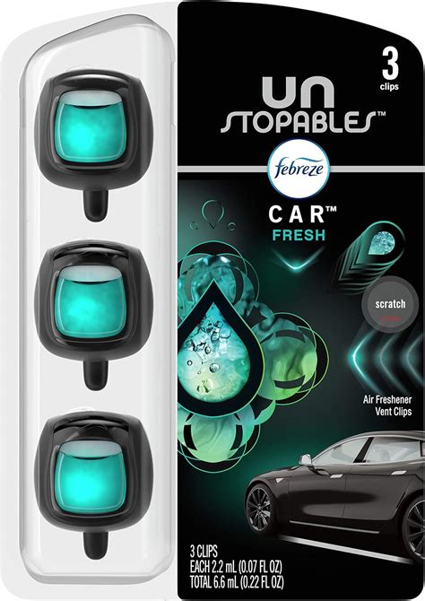 Amazon.com: Febreze Unstopables Car Air Freshener, Unstopables Fresh ...