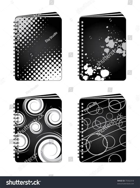 Notebook Page Design Black And White Customize 3,211+ Notebook Covers