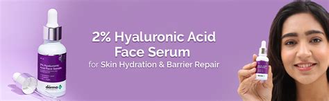 The Derma Co 2% Hyaluronic Acid Face Serum for Skin Hydration & Barrier ...