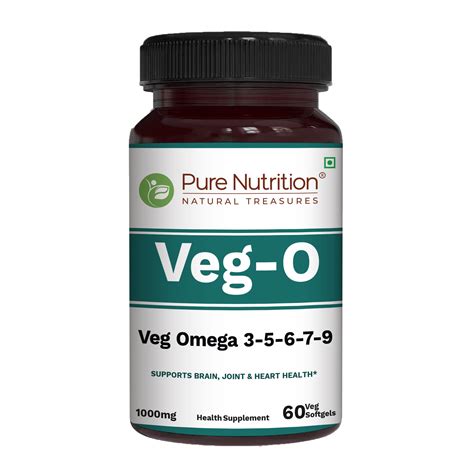 Pure Nutrition Veg Omega Blend | 60 Veg Capsules – NutriAura
