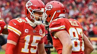 Image result for Patrick Mahomes and Travis Kelce