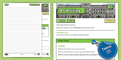 Image result for ESOL B2 Writing Sample for Part 1