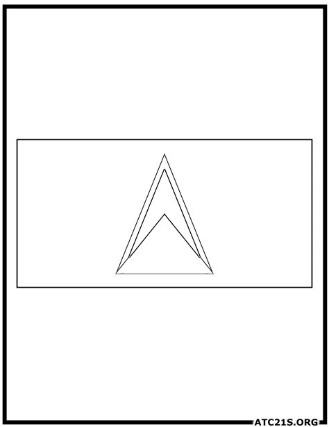 Saint Lucia Flag Coloring Page | ATC21S