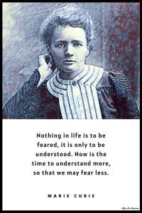 YAA - Marie Curie Quotes Poster (12inchx18inch) Photographic Paper ...