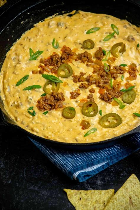 Creamy Chorizo Queso Dip (Fundido) Recipe : Jawns I Cooked