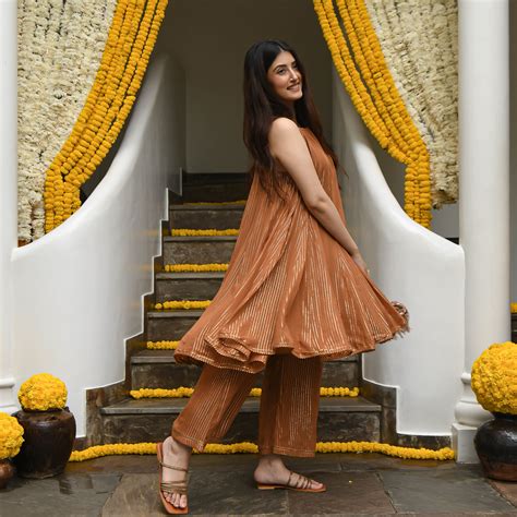 Buy UrbanStree Nusrat Designer Straight Traditional Suit Set For Women ...