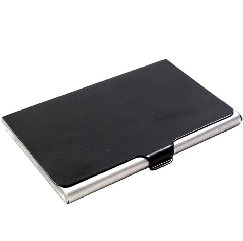 Stealodeal Black Stainless Steel Card Holder : Amazon.in: Office Products