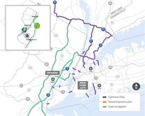 New Jersey Toll Roads Map New Jersey Turnpike Wikipedia