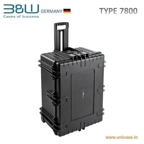 B&W Large IP67 and MIL grade protective case wheels and trolley