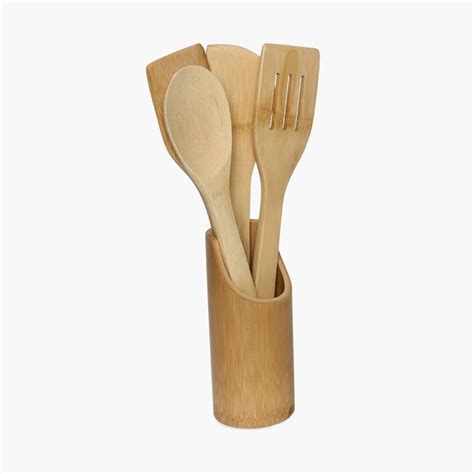 Buy Chef Special 5Pcs Bamboo Kitchen Tool Set from Home Centre at just ...