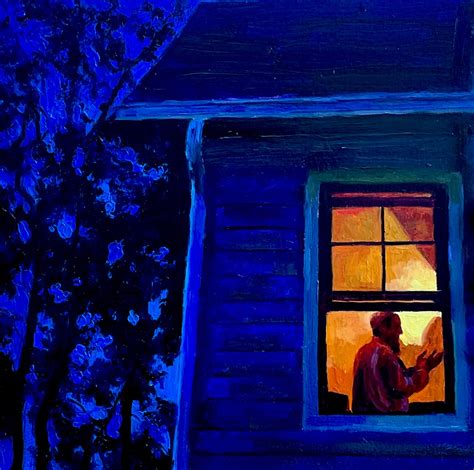 The Night Prayer original oil painting | Safia Latif