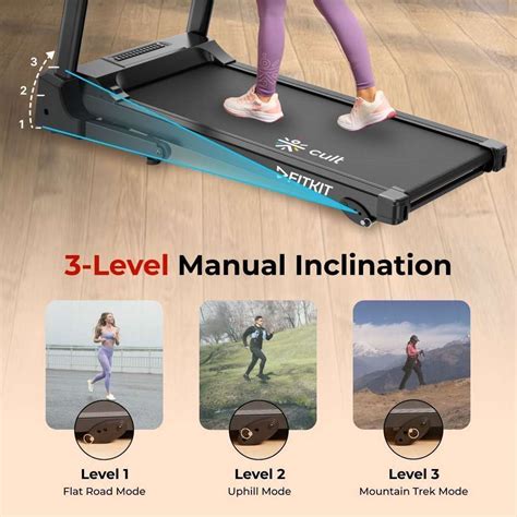 FITKIT by Cult TurboRun BLDC Motorized (5.5HP Peak) 120Kg Max Weight ...