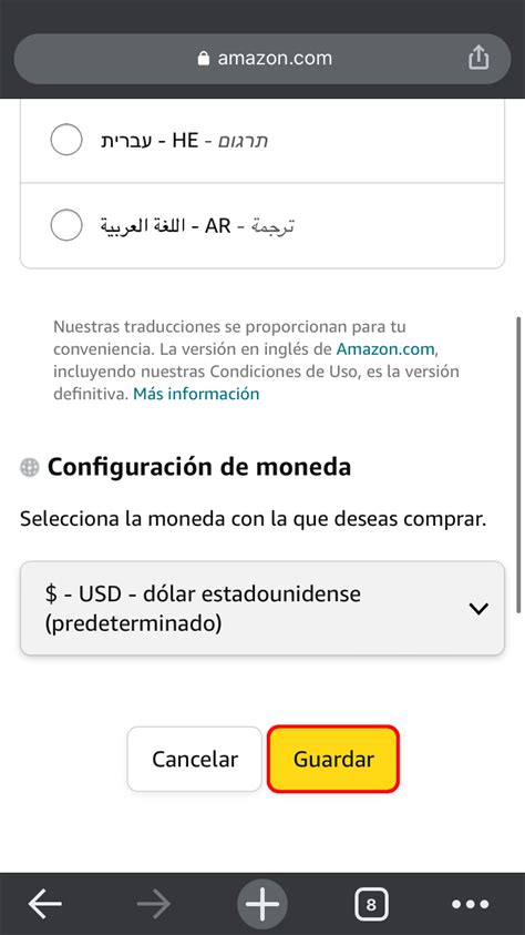Amazon.com Language Settings 的图像结果