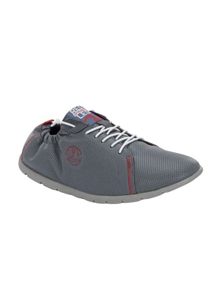 Buy Spykar Lojo Men Grey-Red Comfort Lace Up Sneaker | 6 UK at Amazon.in