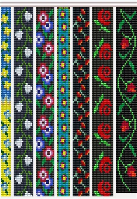 Image result for Simple Bead Loom Flower Patterns