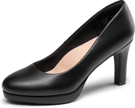 Amazon.com | DREAM PAIRS Women's Pumps Close Toe Low Heels Platform ...