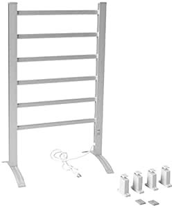 Heat Rails PA002T Towel Warmer Drying Rack with Timer, Brushed Chrome ...