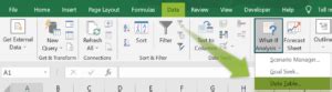Image result for Two Input DataTable Excel