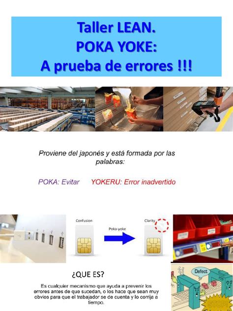 Tool Poka Yoke - Lean 2023 | PDF