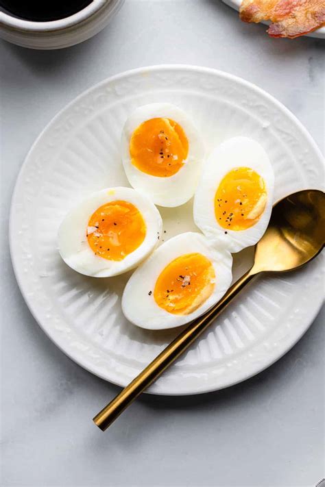 Soft Boiled Eggs in Microwave - Food Faith Fitness