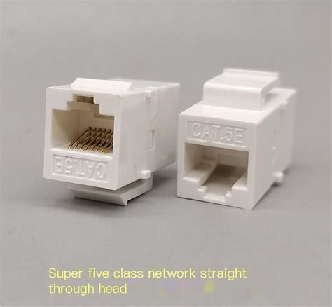 Buy CHANWA Black Network Straight-Through Module Network Cable ...