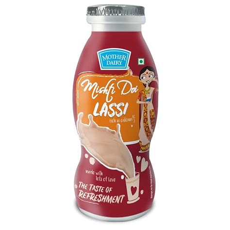 Mother Dairy Misti DOI Lassi Bottle, 200 ml : Amazon.in: Grocery ...