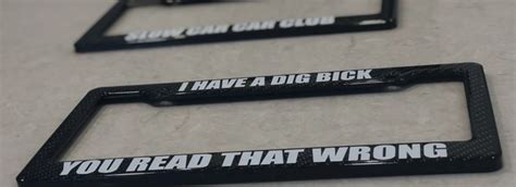 Image result for Custom Made License Plate Frames