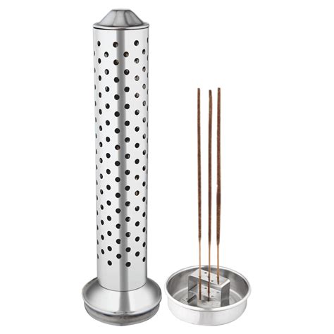 Buy Garden Of Arts Stylish Stainless Steel Safety Agarbatti Stand with ...
