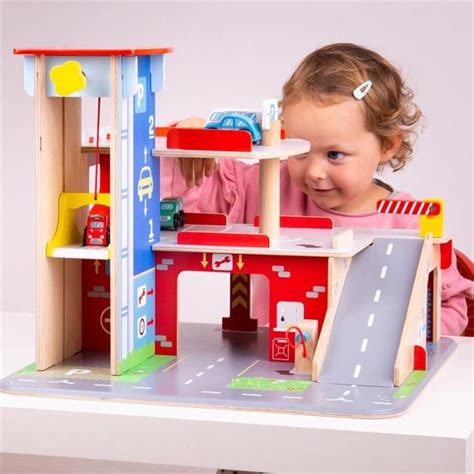 parkeringshus - Bigjigs Cars 711538 Shop