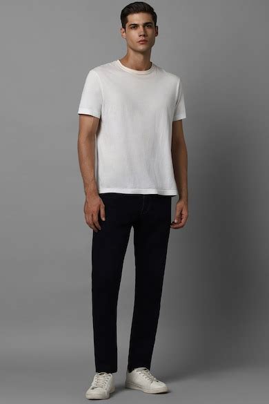 Buy Men Navy Slim Fit Dark Wash Jeans Online - 918352 | Allen Solly