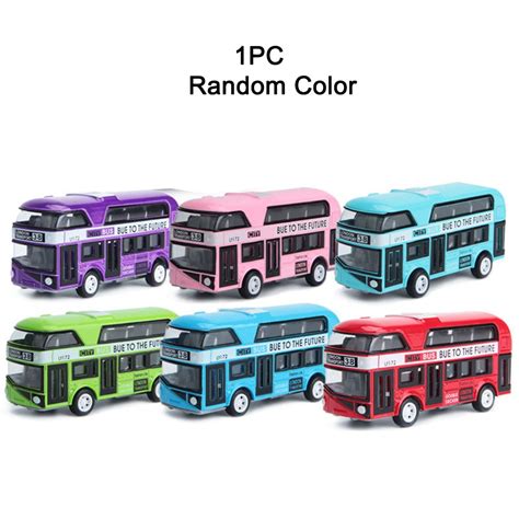 Buy EMVANV Alloy Car Model Routemaster Bus Pull Back Car 143 Simulation ...