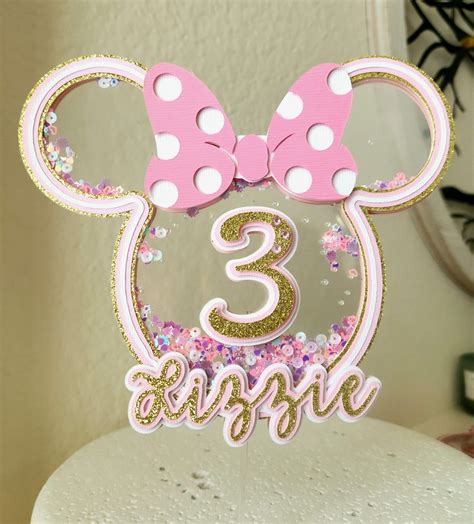 Minnie cake topper minnie mouse decor – Artofit