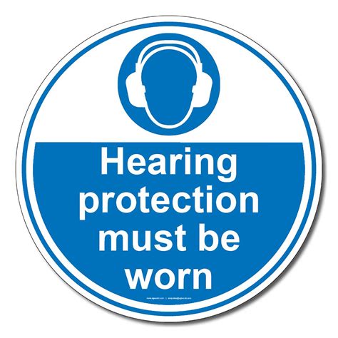 Image result for Hearing Protection Signage