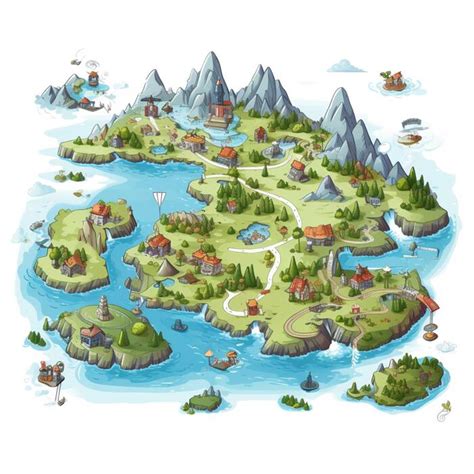 Cartoon Map Home 的图像结果