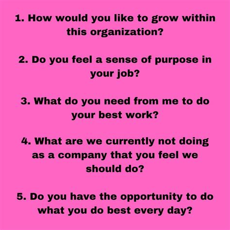 5 questions every manager should ask their direct reports: Link: https://lnkd.in/eE8TiUAt ...