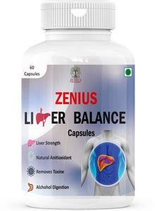 Zenius Liver Balance Capsules Liver Health: Capsules for Jaundice ...