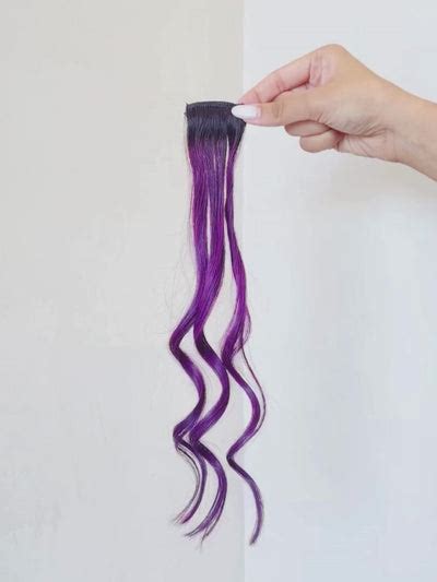 Buy Violet Color Hair Streak - Coloured Hair Streaks For Women