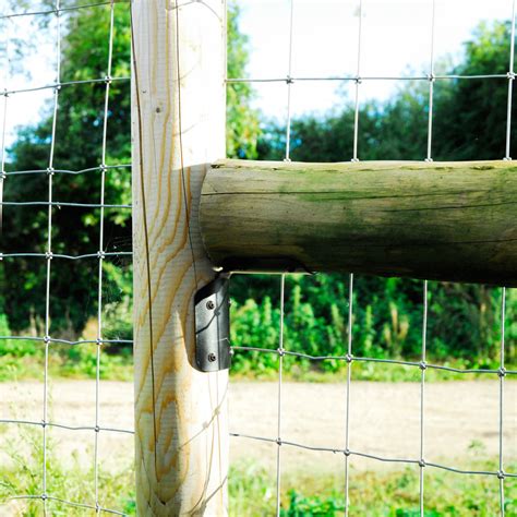 Round Fence Post Bracket - For Fixing or Installing Fences