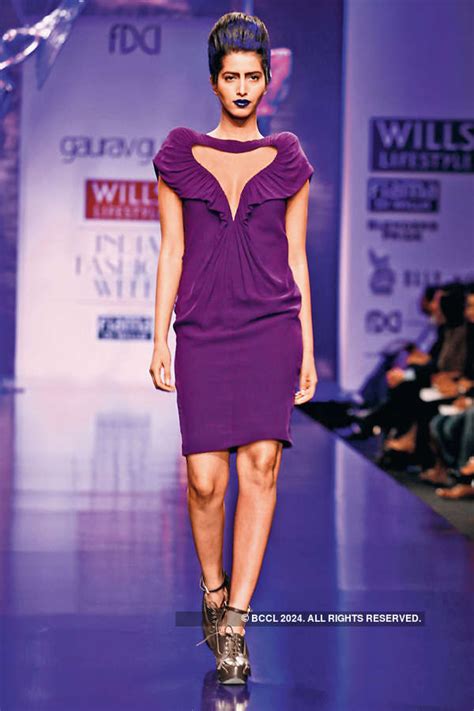 Manasvi Mamgai for Gaurav Gupta during Wills Lifestyle India Fashion ...