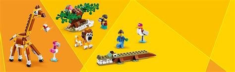 LEGO Creator 3in1 Safari Wildlife Tree House 31116 Building Kit (397 ...