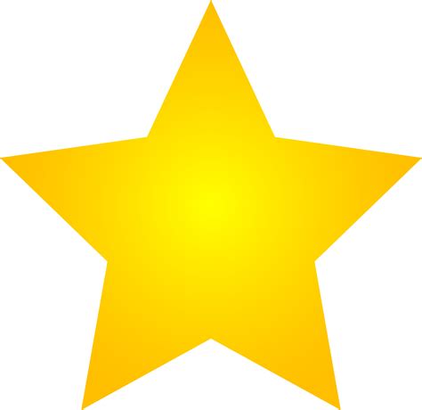 Gold STAR Template - ClipArt Best