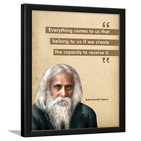 Chaka Chaundh - Rabindranath Tagore Photo Frame - motivational quotes ...