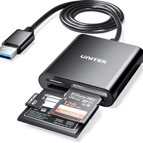 Unitek USB 3-Slot Card Reader – Camera TechSource