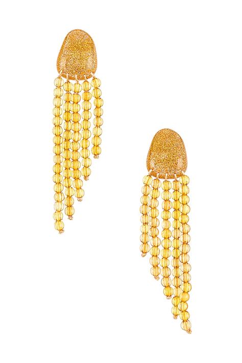 Valet Abis Earrings in Yellow | REVOLVE