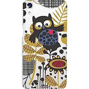 Inkdad HTC Desire 728 Cute Bird Printed Phone Cover & Case with Frost ...