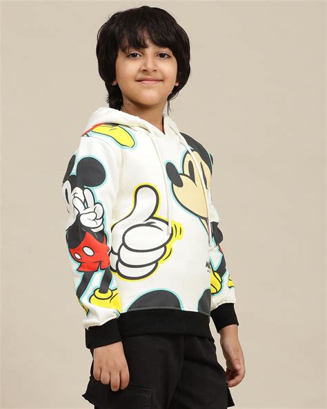 Mickey & Friends Printed Regular Fit Hoodie For Boys – Kidsville