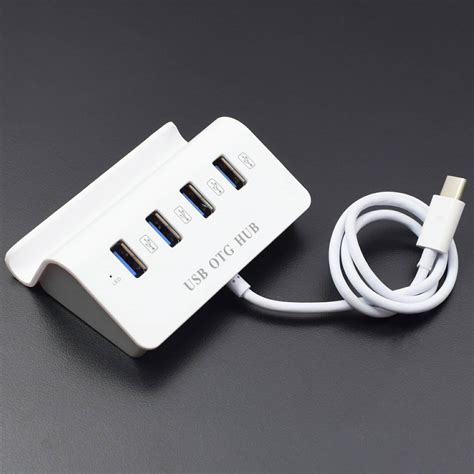 USB 3.1 Type C To 4-Port USB 2.0 OTG HUB Mobile Phone – REES52