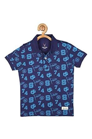 Buy Allen Solly Junior Boys' Starred Regular Fit T-Shirt (AKBTS5171182 ...